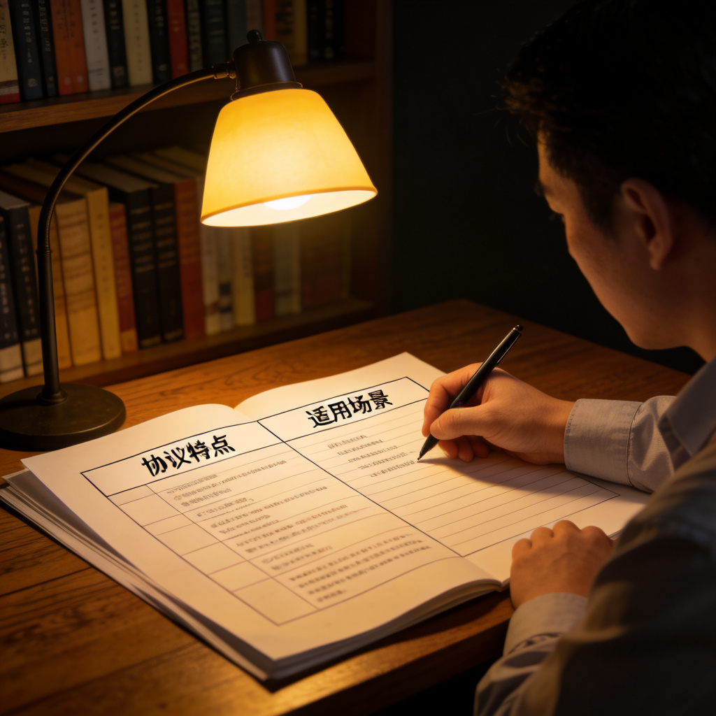 整理协议的对比信息 /2026/03/25/proxy-protocol-guide/images/03-evidence.webp